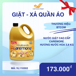 Nước giặt cao cấp Caremore hương nước hoa 3,8 kg
